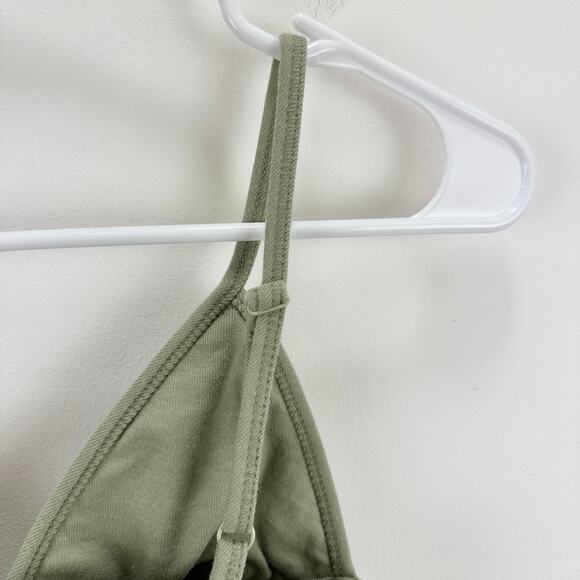 Jonathan Simkhai Matching Set Waffle Knit Loungewear Athleisure Green XS NWT - Picture 13 of 16